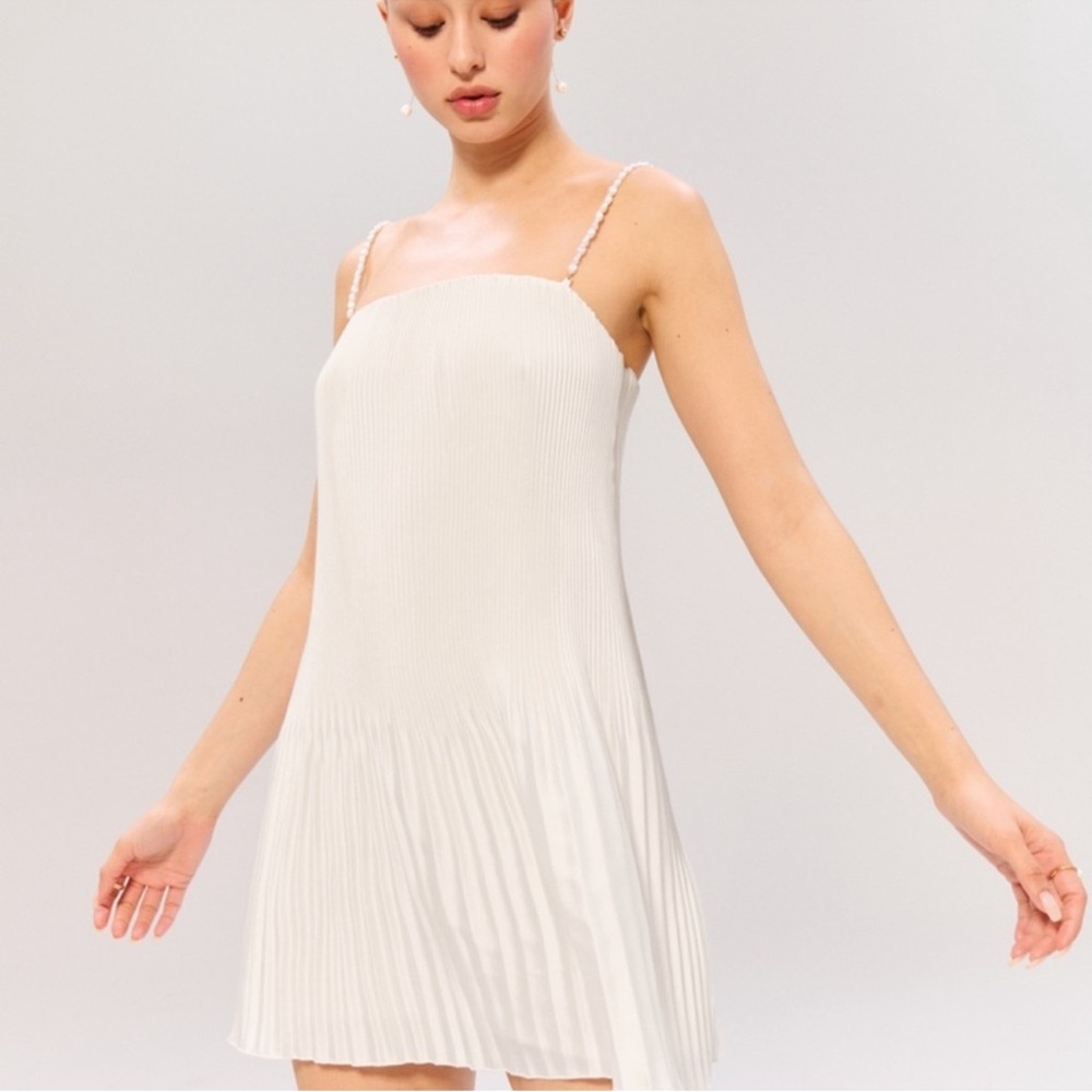 Abercrombie & Fitch Cream Mini Dress